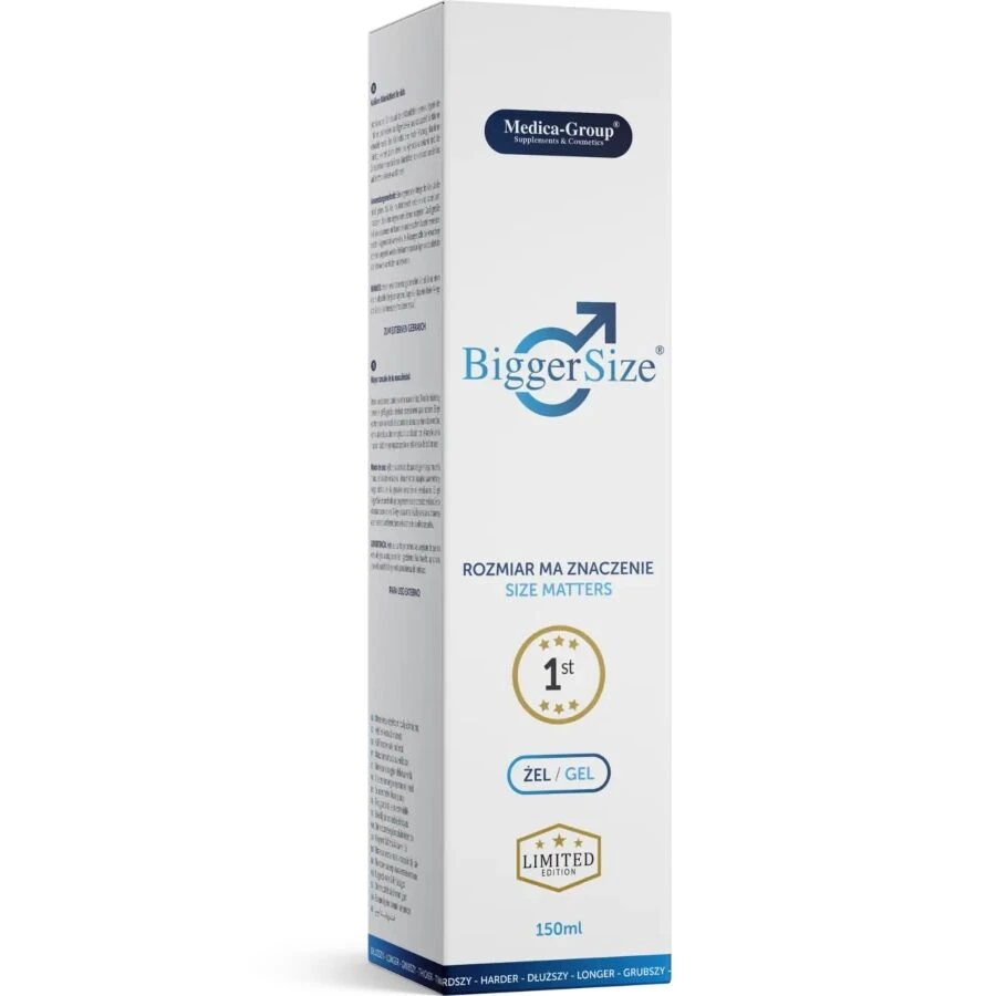 MEDICA GROUP - BIGGER SIZE INTIMATE GEL FOR MEN 150 ML
